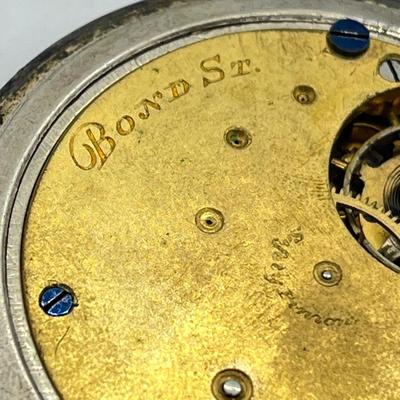 LOT 29: Vintage Waltham Pocket Watch with Coin Silver Case - Needs Repair