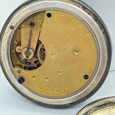 LOT 29: Vintage Waltham Pocket Watch with Coin Silver Case - Needs Repair