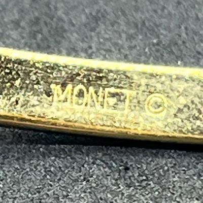 LOT 32: Gold Toned Bangle Bracelets - Monet and More!