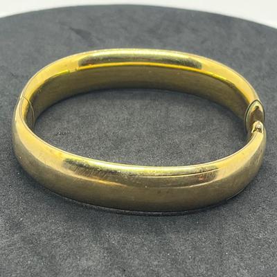 LOT 33: Vintage Gold Filled Hinged Bracelets