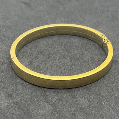 LOT 33: Vintage Gold Filled Hinged Bracelets