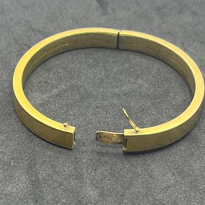 LOT 33: Vintage Gold Filled Hinged Bracelets