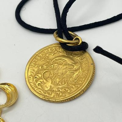 LOT 37: Gold Toned Necklace Collection