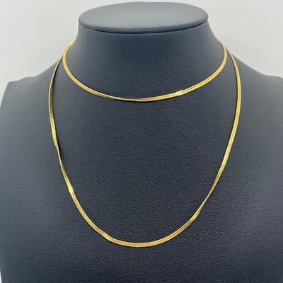 LOT 37: Gold Toned Necklace Collection