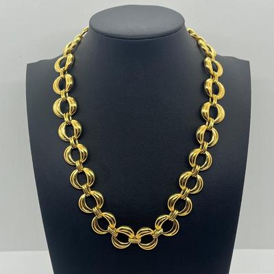 LOT 37: Gold Toned Necklace Collection