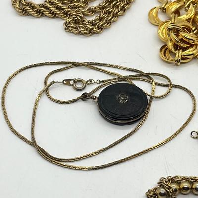 LOT 37: Gold Toned Necklace Collection
