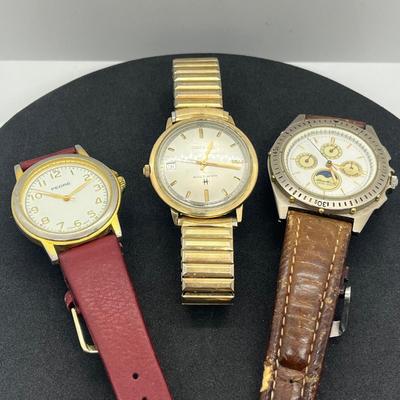 LOT 39: Vintage Watches - Hamilton 10K RGP Manual Watch and More