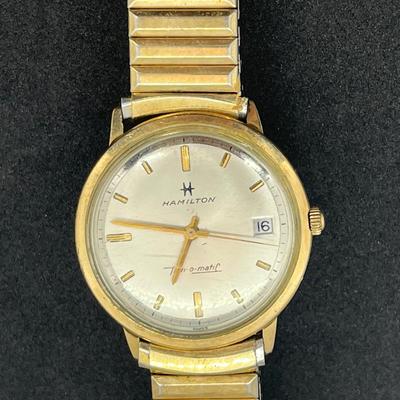 LOT 39: Vintage Watches - Hamilton 10K RGP Manual Watch and More