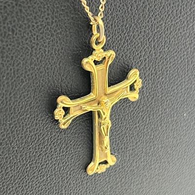 LOT 42: Gold Fill Jewelry Collection - Necklaces, Pendant and Pin