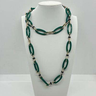 LOT 51: Fun Jewel Toned Necklace Collection