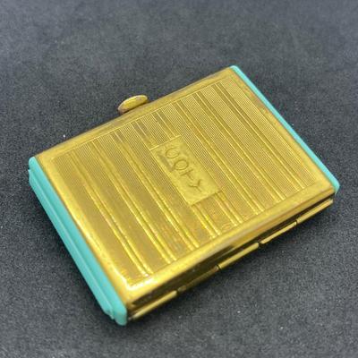 LOT 54: Fun Odds and Ends: Vintage Cigarette Case, Pen, Marbles, Trinket Box and More