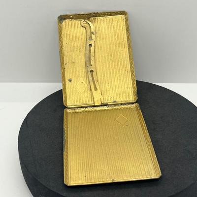 LOT 54: Fun Odds and Ends: Vintage Cigarette Case, Pen, Marbles, Trinket Box and More