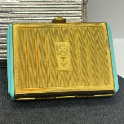 LOT 54: Fun Odds and Ends: Vintage Cigarette Case, Pen, Marbles, Trinket Box and More