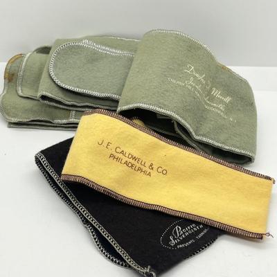 LOT 55: Silver Plated Flatware Pieces with Silver Protectors