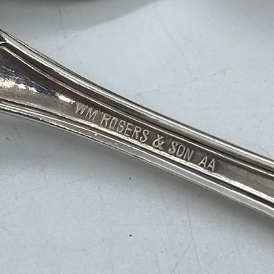 LOT 55: Silver Plated Flatware Pieces with Silver Protectors