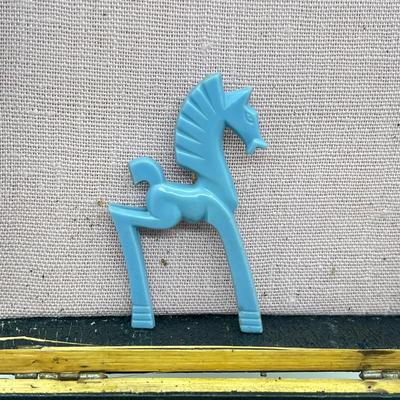 LOT 57: Craft Lot with Wooden Trinket Box