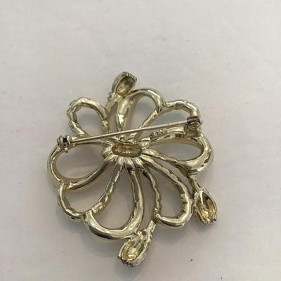 Sale Photo Thumbnail #151: Vintage gold tone, broach by star please see attached photos