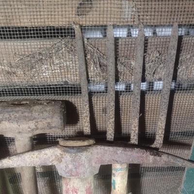 Sledgehammer, Pick Axe and Mulch Fork #B