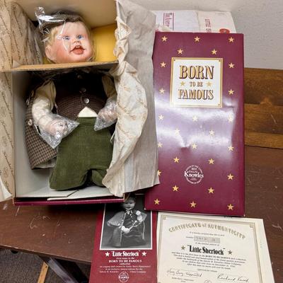 Sale Photo Thumbnail #101: Ashton Drake Dolls never removed from box, new condition.