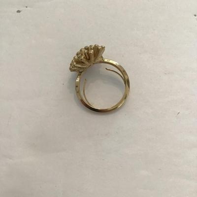 Sale Photo Thumbnail #160: Vintage Avon gold tone, fashion ring please see attached photos