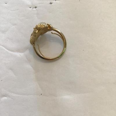 Sale Photo Thumbnail #193: Vintage Avon gold tone ring please see attached photos