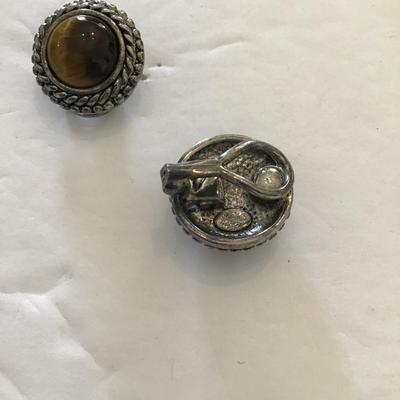Sale Photo Thumbnail #202: vintage Premier design very nice earrings. Please see attached photos.