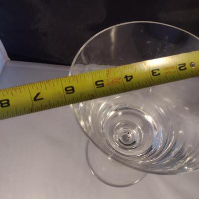 Sale Photo Thumbnail #730: Large Crystal Apothecary Jar with Lid- Possibly Val St. Lambert- Approx 15" Tall