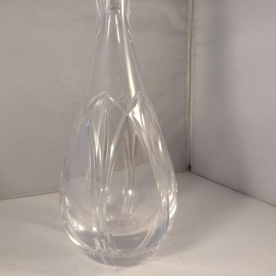 Sale Photo Thumbnail #784: Atlantis Crystal Decanter with Stopper- Possibly Northport Pattern- Approx 13 3/8" Tall