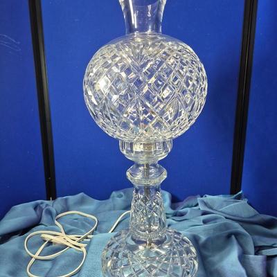 Sale Photo Thumbnail #334: 2 piece hurricane electric lamp, discontinued
19 inches tall, 8 inch diameter globe
This item is very heavy
Excellent condition
Retail $450 to $950