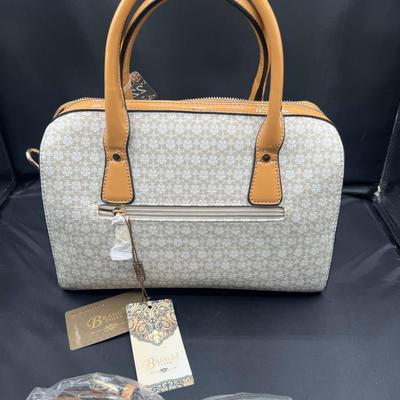 Sale Photo Thumbnail #348: White Twinkle star purse 
11.5 by 13.5 inches with long strap 
NEW