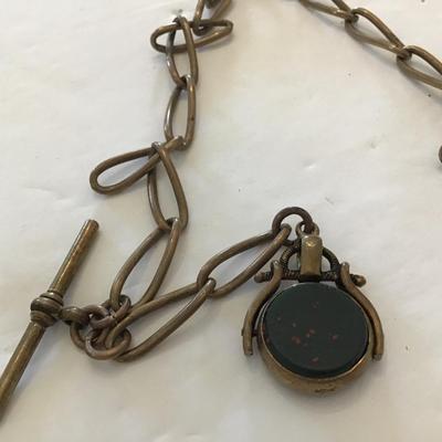 Vintage Compass Pocket With Chain