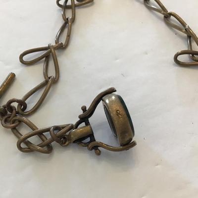 Vintage Compass Pocket With Chain