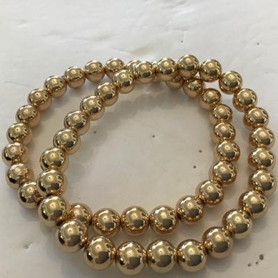 Metal Gold Tone Bracelets. 2