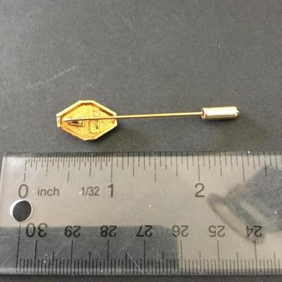 Vintage Avon, gold tone, crystal rhinestone stick pen