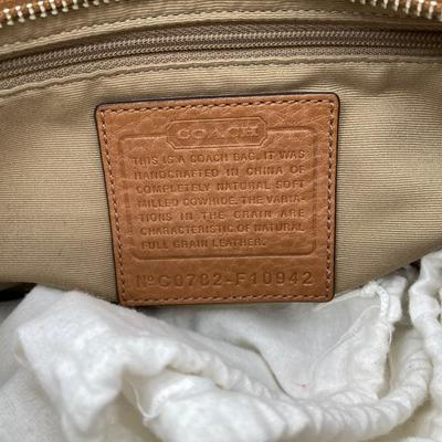 Sale Photo Thumbnail #371: with Coach wallet.
2 internal pockets, 1 external pocket
1 zippered pocket
1 handle