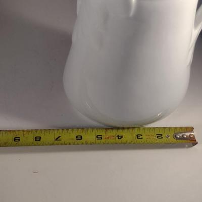 Sale Photo Thumbnail #836: Glazed Pitcher- Possibly Ironstone- Approx 9 3/4" Tall