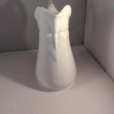 Sale Photo Thumbnail #837: Glazed Pitcher- Possibly Ironstone- Approx 9 3/4" Tall