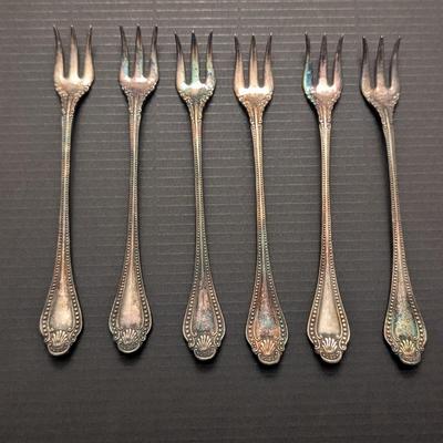 Sale Photo Thumbnail #3080: 1800's Marked Silverware 108g #1
