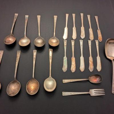 Sale Photo Thumbnail #3114: 1835 R Wallace Silverware