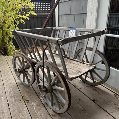 Sale Photo Thumbnail #7: Y2-Wooden Wagon