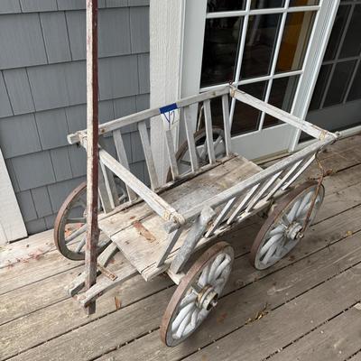 Sale Photo Thumbnail #6: Y2-Wooden Wagon