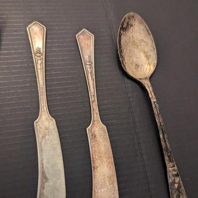 Sale Photo Thumbnail #3126: Vintage Silverware Tudor Plate 1881 Rogers Reed & Barton