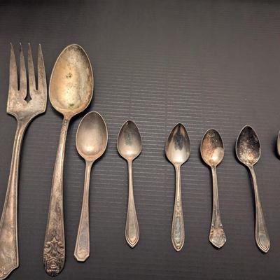 Sale Photo Thumbnail #3137: Vintage Silverware Insignia Sheffield England  AMSILCO Vernon & Melody Silver Plate #7