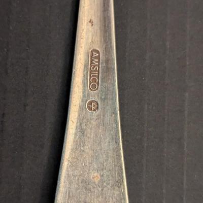 Sale Photo Thumbnail #3142: Vintage Silverware Insignia Sheffield England  AMSILCO Vernon & Melody Silver Plate #7