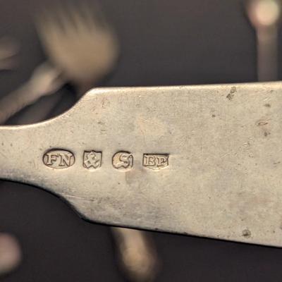 Sale Photo Thumbnail #3167: Vintage Silverware w/ Assortment Of Marks #8