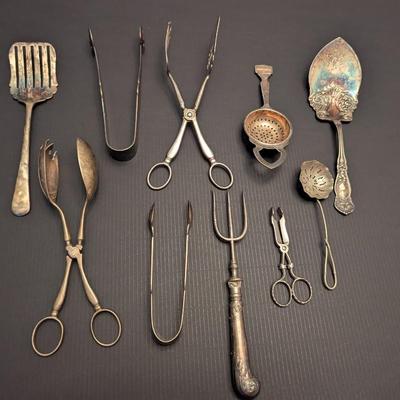 Sale Photo Thumbnail #3176: Array Of Vintage Serving Utensils #9