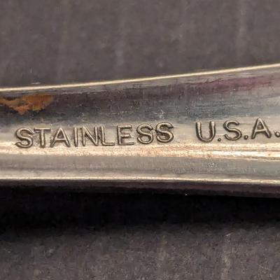 Sale Photo Thumbnail #3213: Array Of Of Silverware Various Marks #13