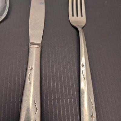 Sale Photo Thumbnail #3211: Array Of Of Silverware Various Marks #13
