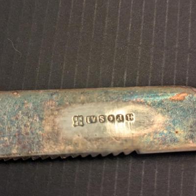Sale Photo Thumbnail #3228: Vintage Bakelite Style Etched Designs Utensils