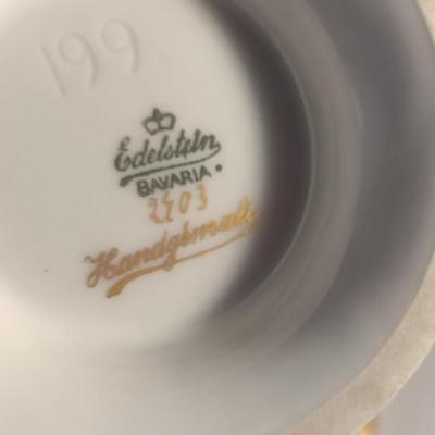 Sale Photo Thumbnail #840: Edelstein Bavaria Porcelain Footed Candy Dish With Lid